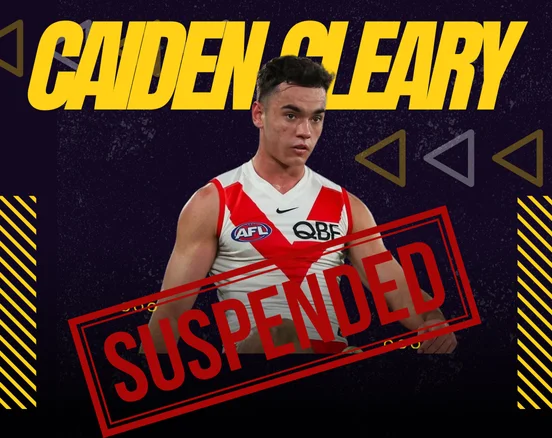 AFL Suspends Claiden Cleary Amid Substance Controversy